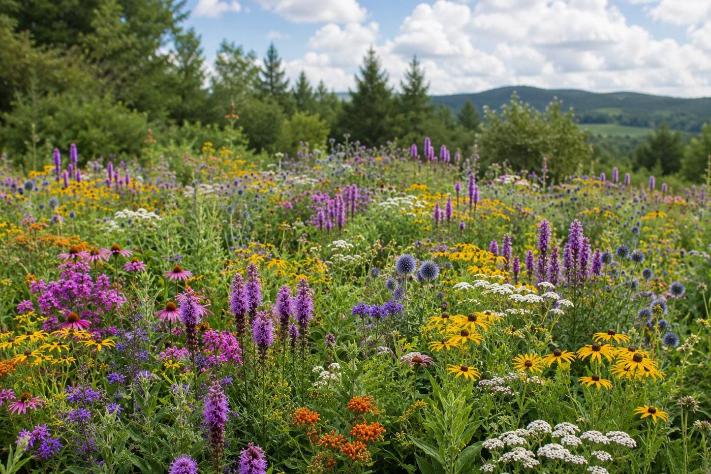 500 Premium Deer Resistant Wildflower Seeds Mix for Planting - Native Varieties for Garden & Wildlife (Various)