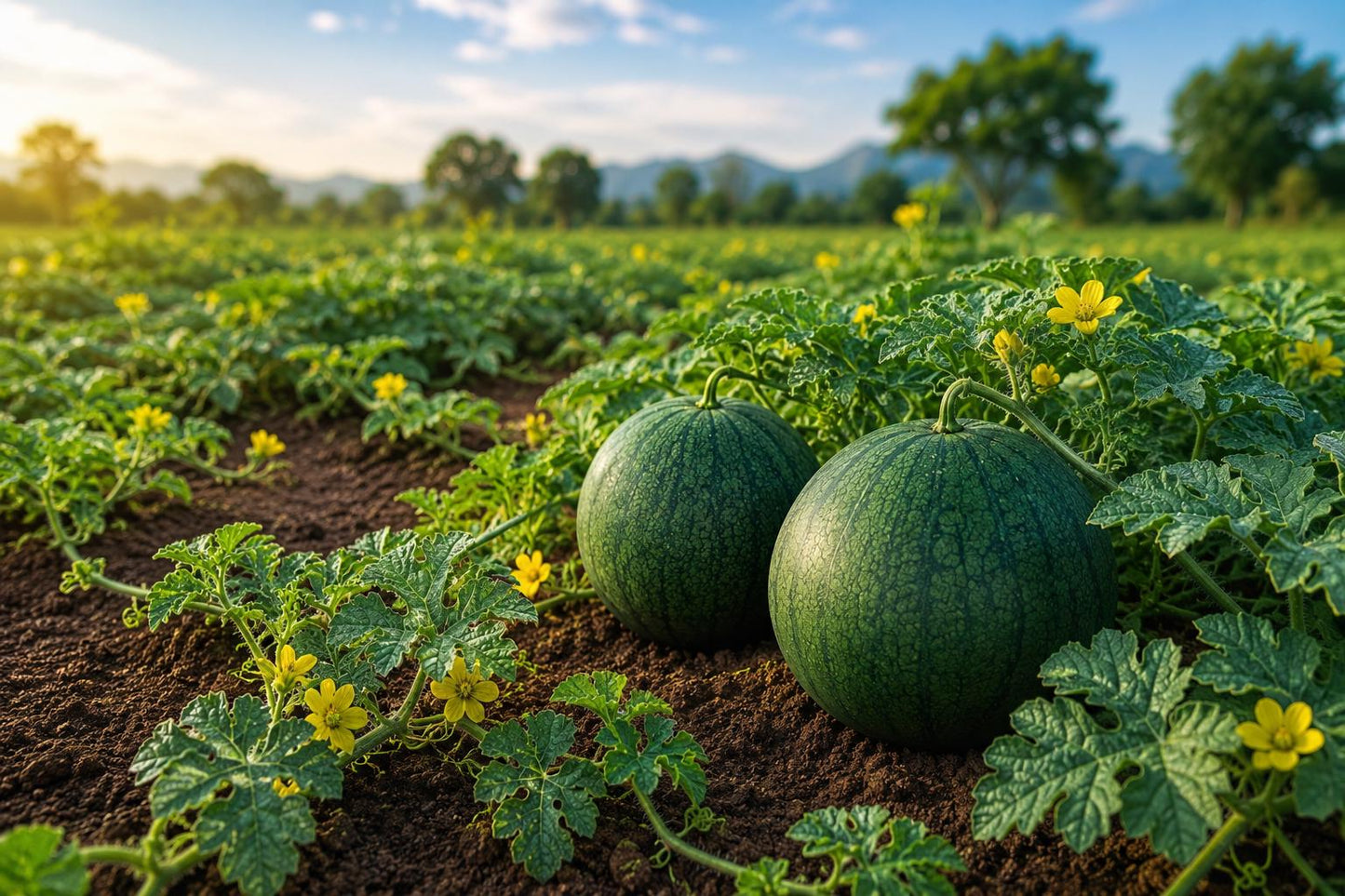 Sugar Baby Watermelon Seeds - 50 Heirloom Mini Melon Seeds - Citrullus lanatus - Sweet, Juicy, Compact for Small Gardens