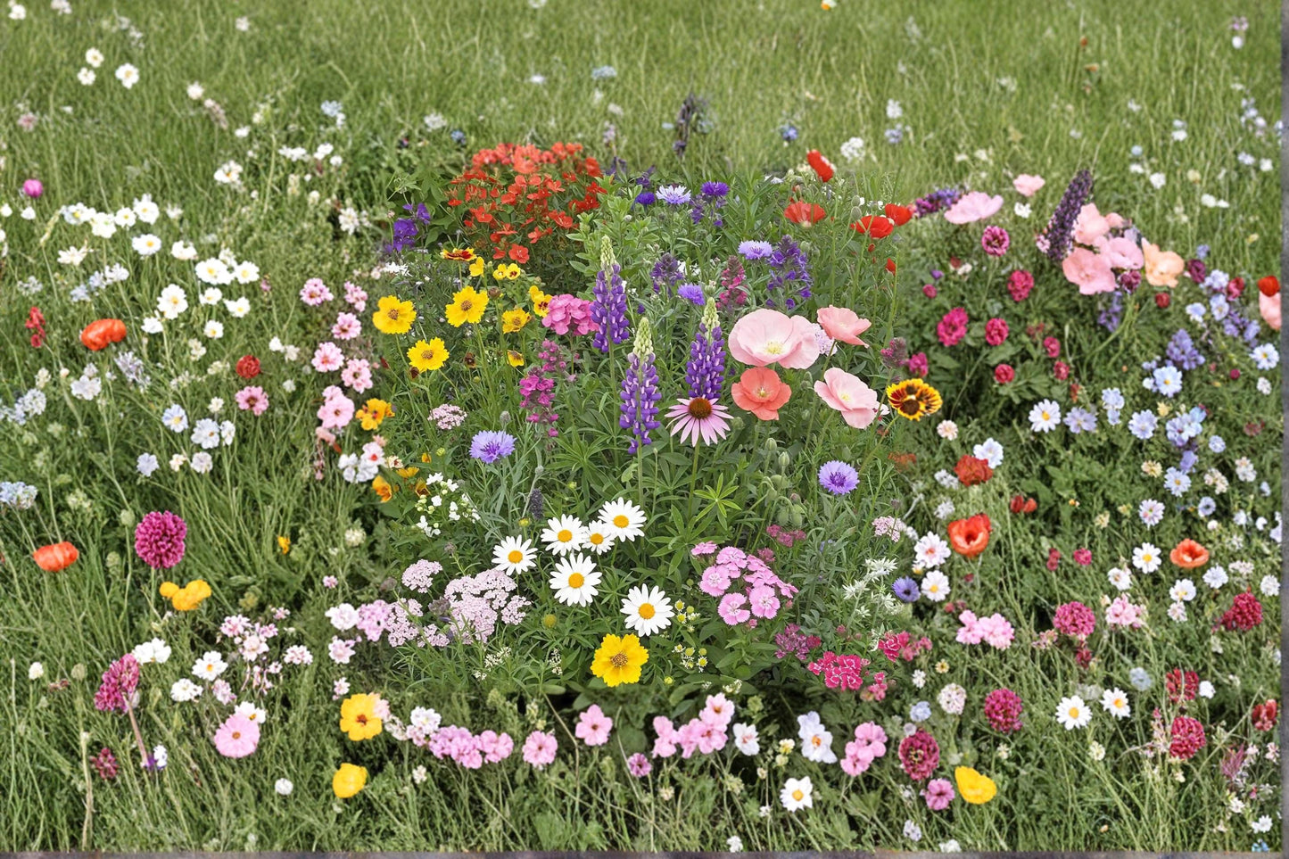 Perennial Wildflower Seed Mix Kit - Mixed Species for Naturalized Gardens - Full Sun - Pollinator-Friendly Plants