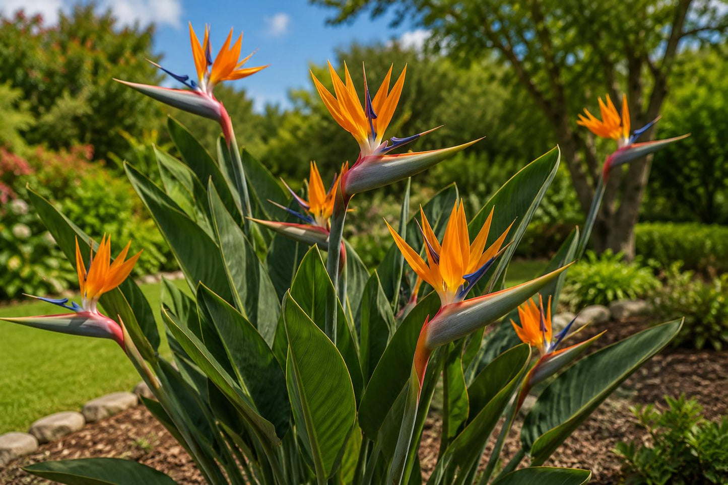 Yellow Bird of Paradise Live Plant, 6 Inch Pot, Mandela's Gold, Strelitzia reginae, Tropical Fruit Tree, Easy to Grow