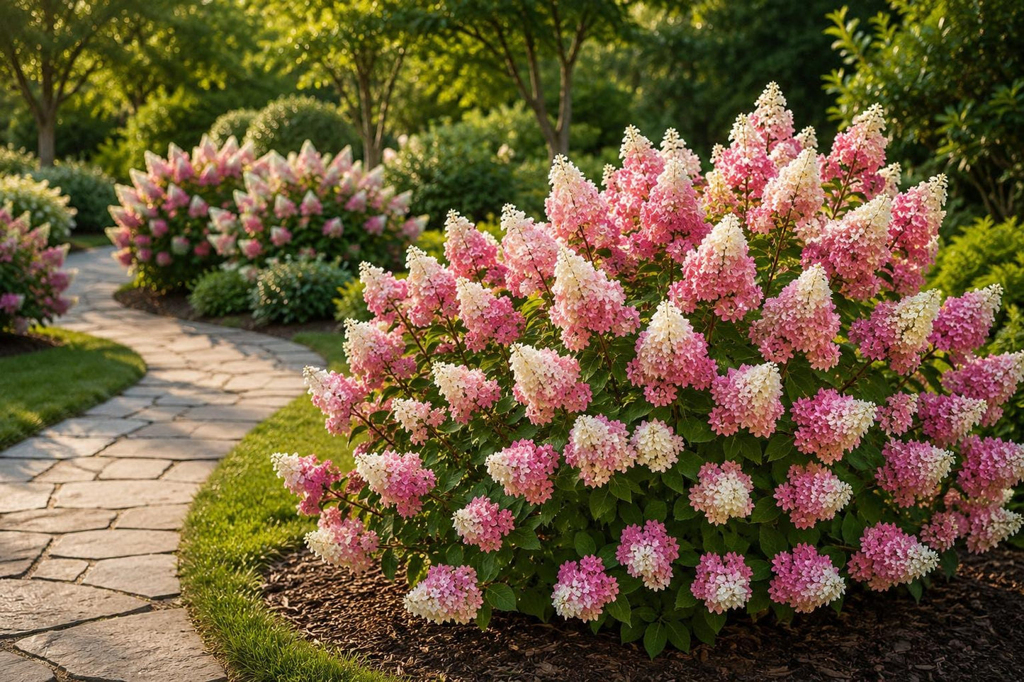 50 Panicle Hydrangea Seeds - Two-Tone Pink-White Flowers - Hydrangea paniculata - Easy to Grow for Landscaping