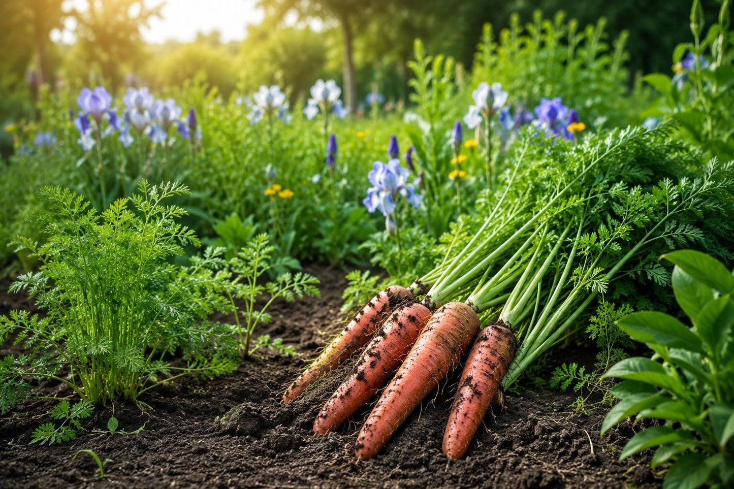 Red Fruit Carrot Seeds - 1000pcs Heirloom Daucus carota - Sweet & Juicy Variety for Home Gardens