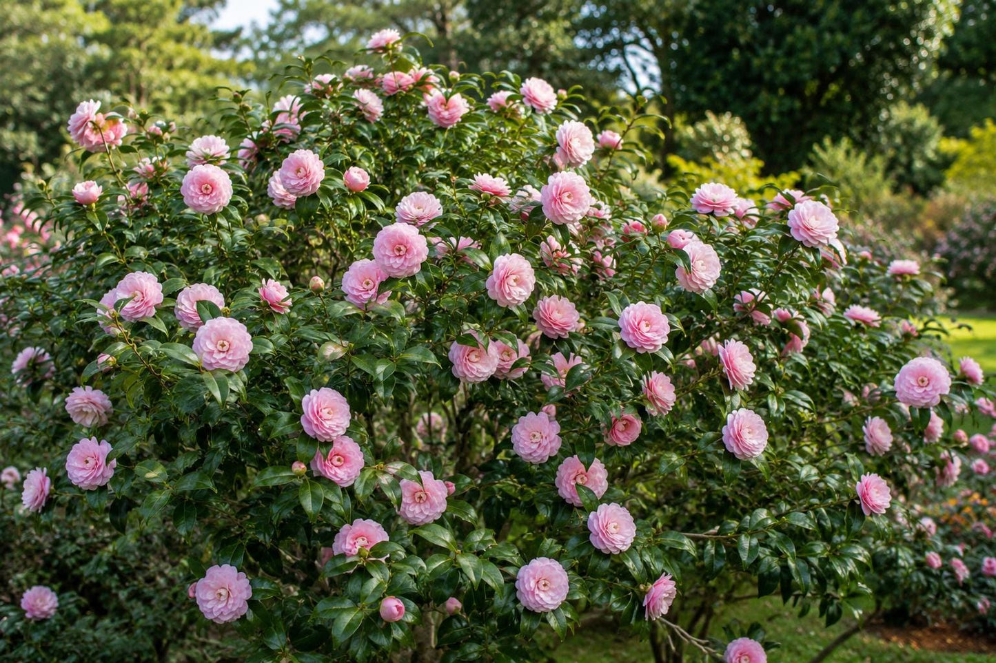 Live Starter Plant - Camellia Japonica 'Pink Perfection' - Unique Bloom - USA Seller