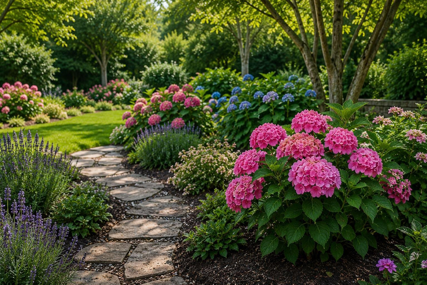 Pink Hydrangea Seeds - 50 Premium Seeds for Home Gardening - Hydrangea macrophylla - Non-GMO, Vibrant Blooms