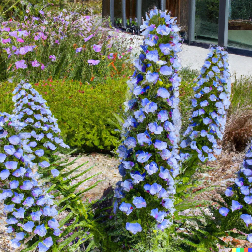 Pride of Madeira Seeds - 50 Purple Bugloss Seeds - Echium fastuosum - Flower Seeds for Garden Planting