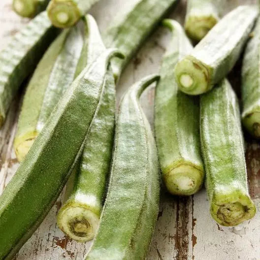 Clemson Spineless Okra Seeds - 100 Non-GMO Heirloom Seeds for Organic Vegetable Garden (Abelmoschus esculentus)