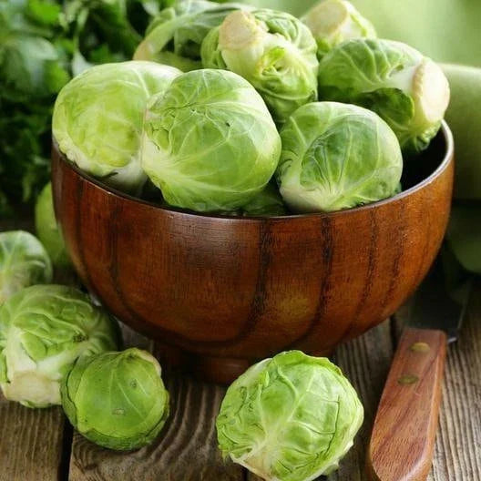 Brussels Sprouts Seeds - 100 Non-GMO Heirloom Long Island Improved - Brassica oleracea var. gemmifera - High Germination Rate
