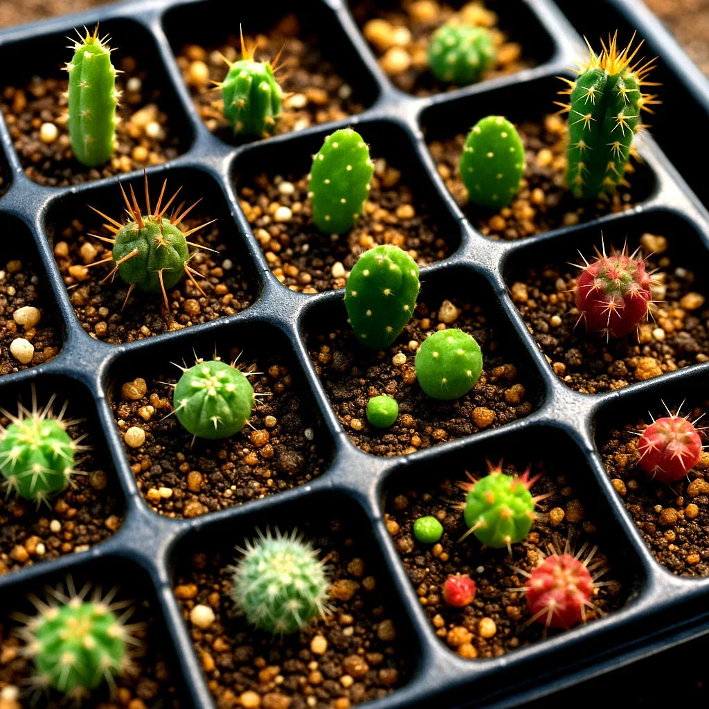 Hardy Exotic Cactus Seeds Mix | 50+ Non-GMO Succulents for Indoor/Outdoor Gardening | Various Species