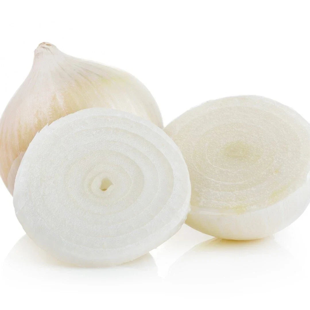 White Sweet Spanish Onion Seeds - 200+ Count - Heirloom Allium cepa - Non-GMO Gardening Seeds for Home Planting