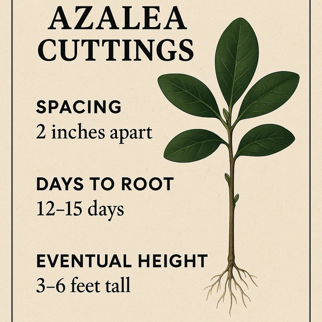 Azalea Rooting Kit 7 Cuttings Pink Rhododendron spp. Ideal for Grafting