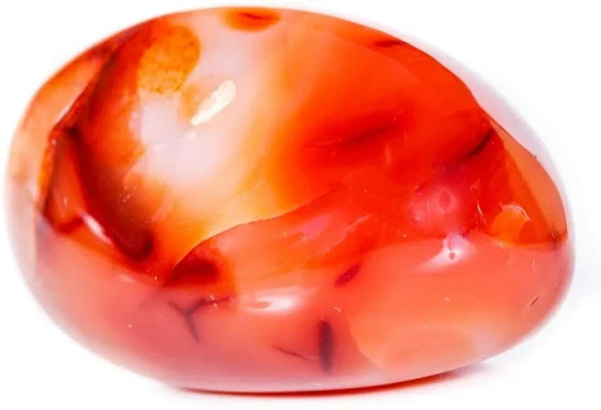 Carnelian Crystals Set of 3 | Healing Stones for Energy Boost | Natural Gemstones | Chalcedony