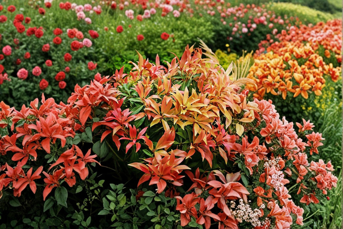 Pieris Forest Flame Plant | 1 Gallon Evergreen Shrub | Red New Growth | Lily of the Valley Bush | Pieris japonica ‘Forest Flame’