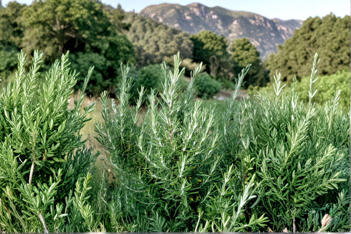 Rosemary Plant 3 Gallon Live Shrub – Evergreen Hedge Plant, Salvia rosmarinus for Garden Landscape