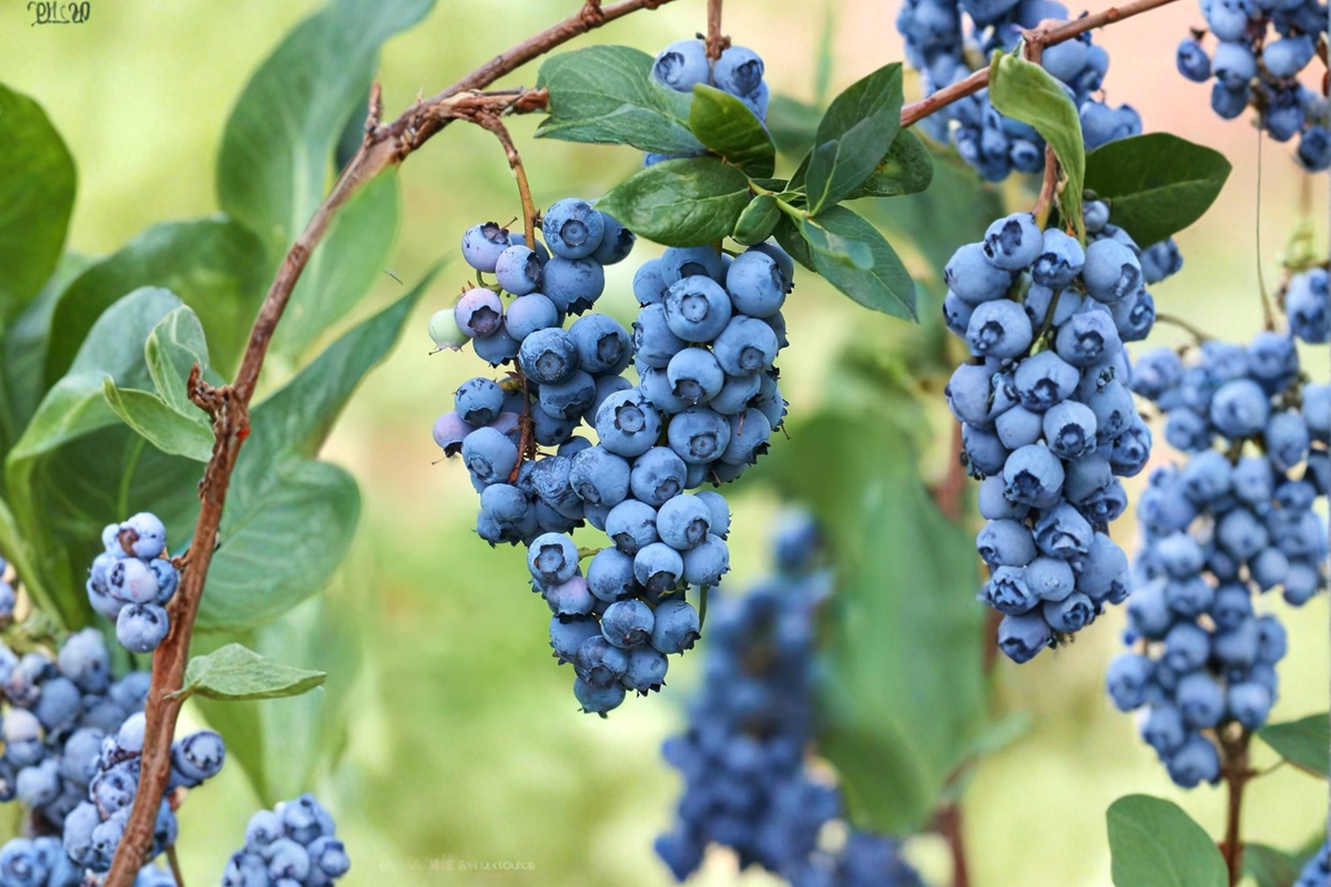 Delite Blueberry Plant Live Bush 1 Gallon Rabbiteye Blueberry Shrub for Garden Outdoor Fruit Plant