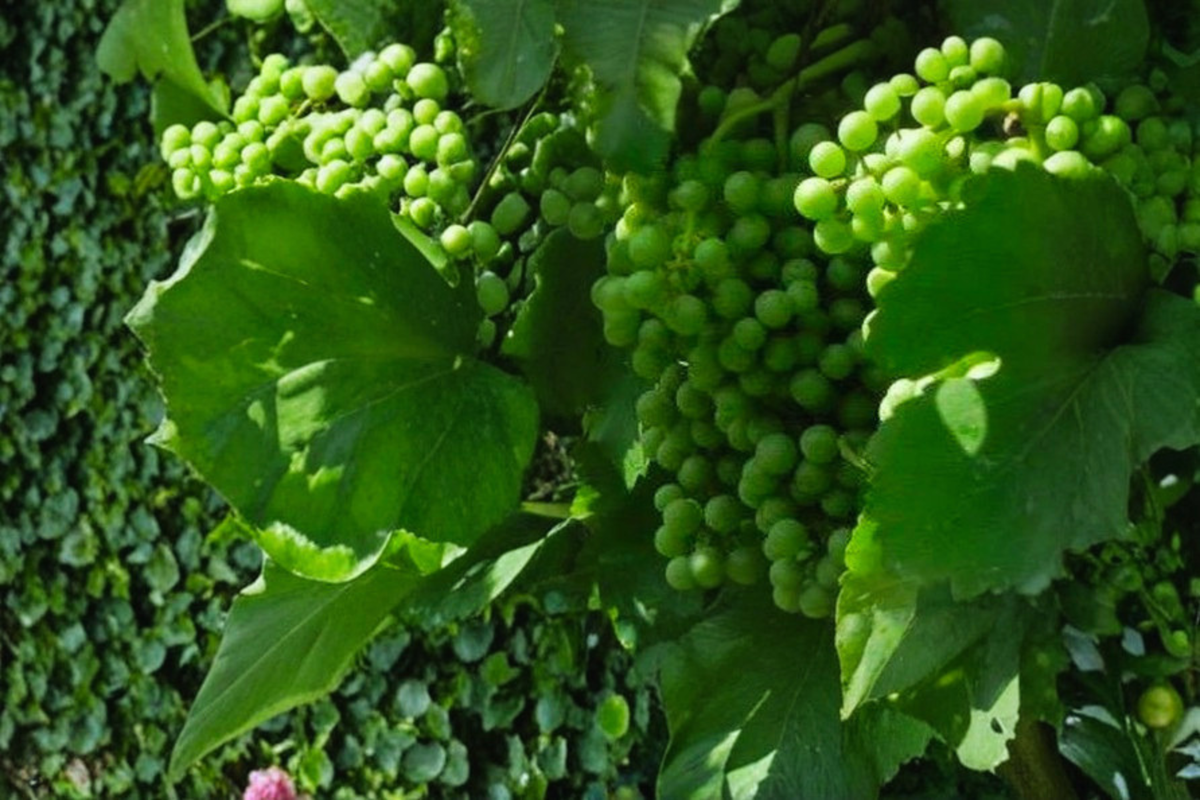 White Muscat Grape Vine Live Plant 3 Gallon – Sweet Wine Grape Plant for Home Garden, Outdoor Fruit Vine for Trellis Growing