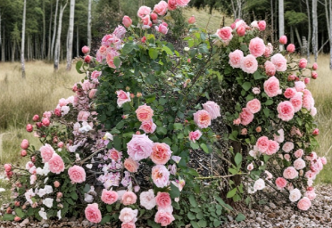 Lady Ashe Climbing Rose Cuttings 5 Pack Unrooted Stems Rosa spp. ‘Lady Ashe’ Fragrant Ornamental Garden Rose for Propagation
