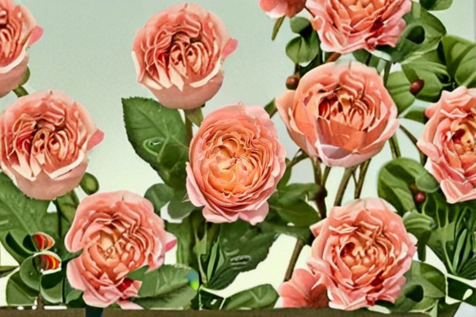 Julieta Rose Live Plant - Repeat Blooming Shrub Cut Rose - Rosa hybrid - Apricot Pink Flower - Perennial Garden Rose