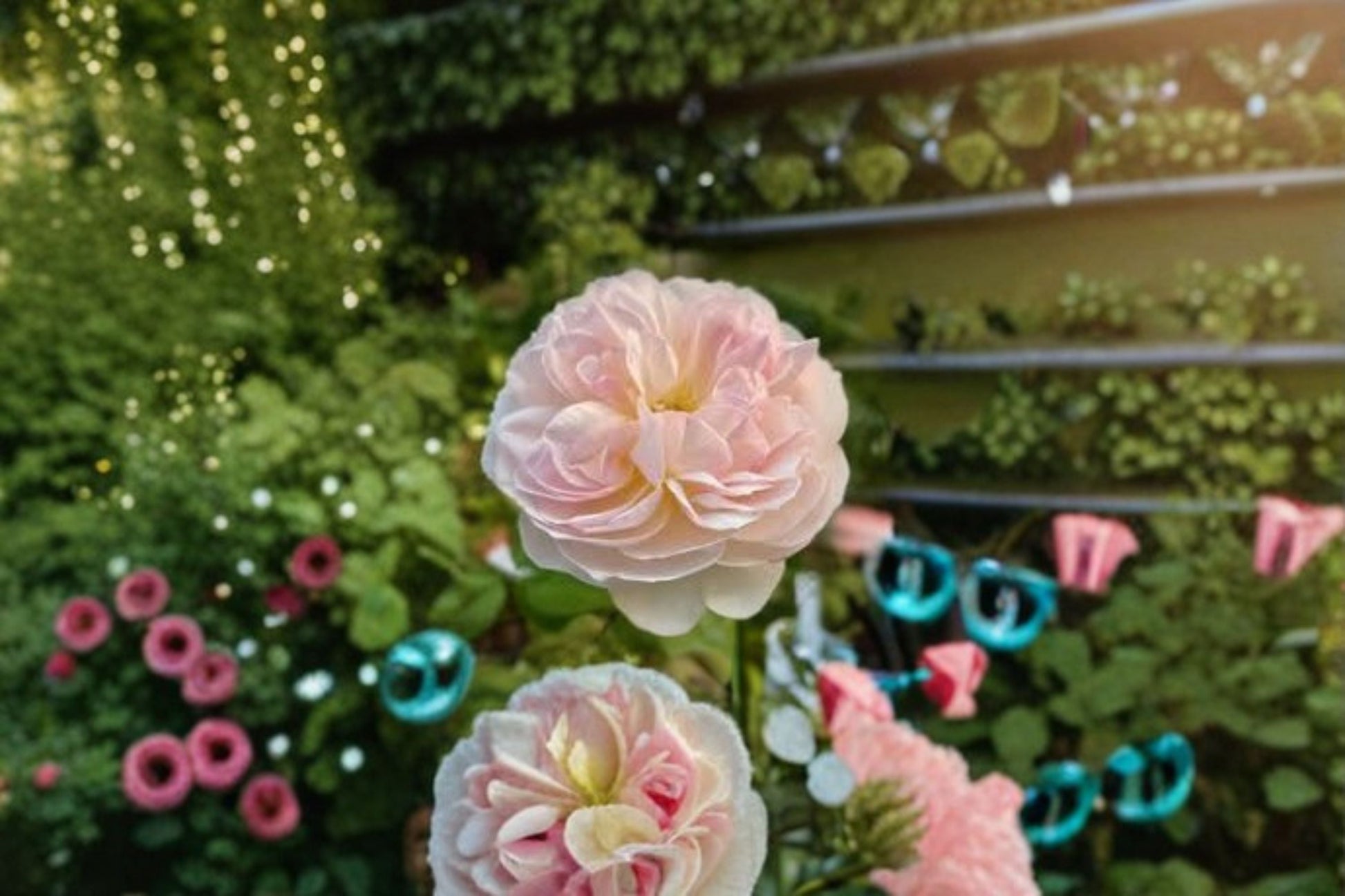 Live Starter Plant Moonlight in Paris Rose Bush - Ombré Apricot-Gold to Blush Pink - Rosa ‘Moonlight in Paris’