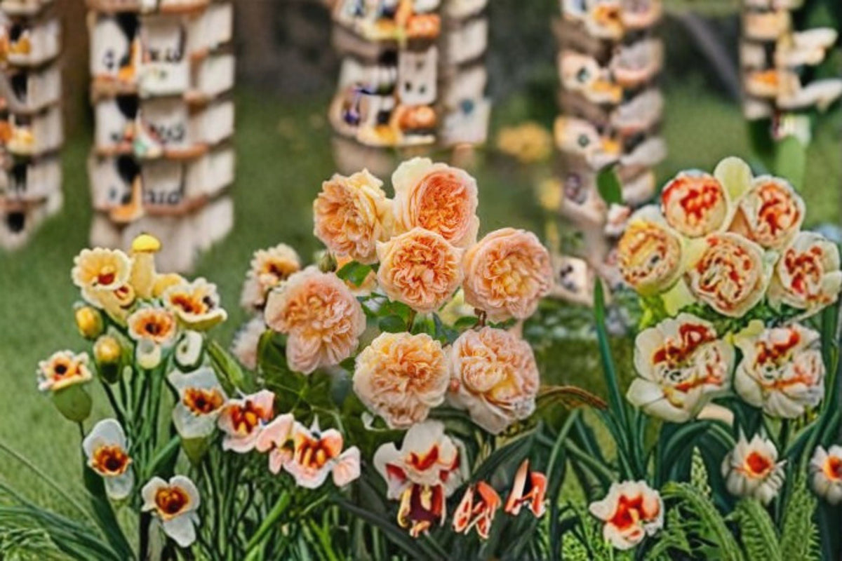 Climbing Rose Cuttings - 3 Unrooted Cuttings - Apricot Blooms - Rosa ‘Bathsheba’ - Ideal for Trellis & Vertical Gardens