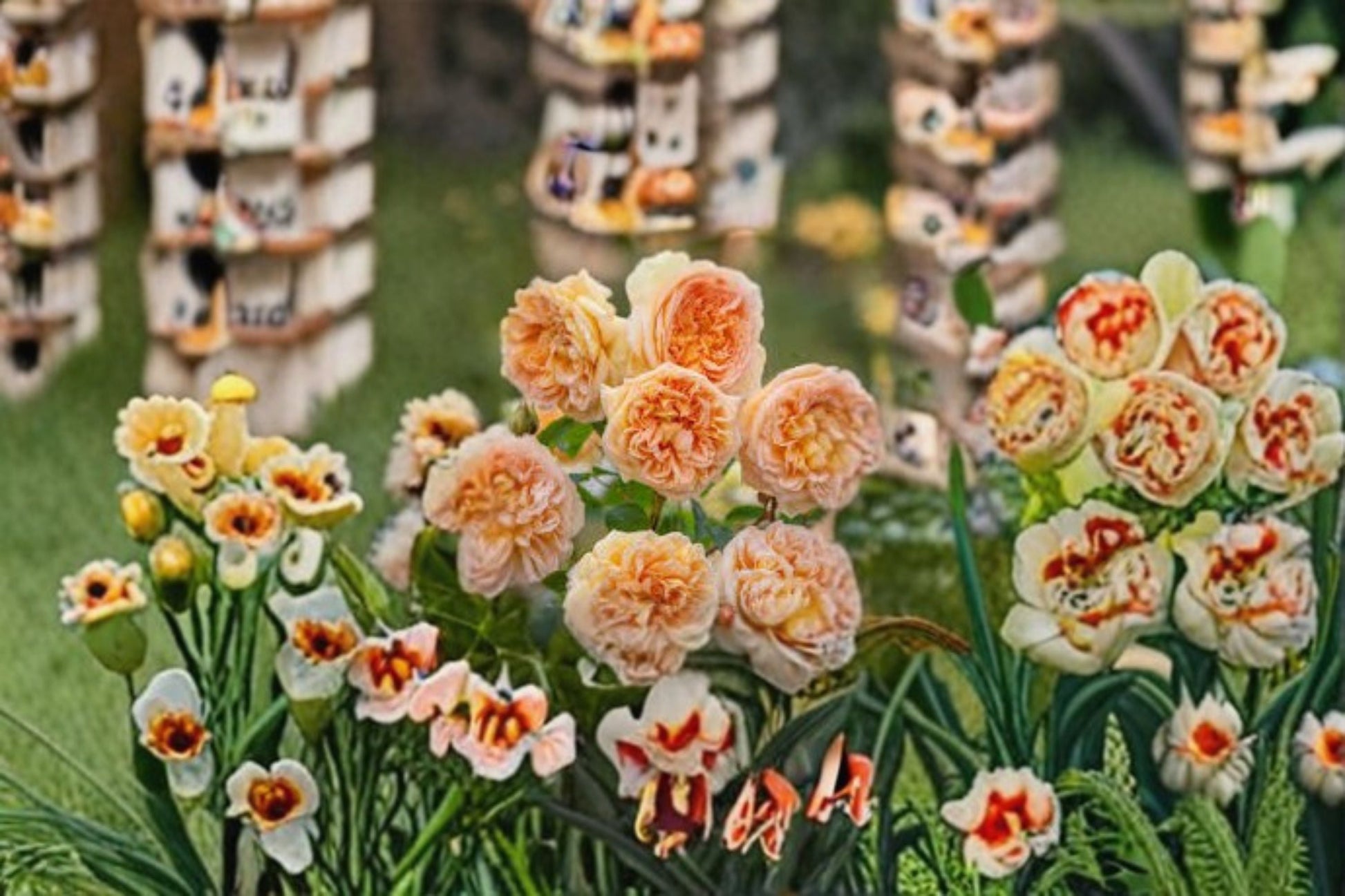 Climbing Rose Cuttings - 3 Unrooted Cuttings - Apricot Blooms - Rosa ‘Bathsheba’ - Ideal for Trellis & Vertical Gardens