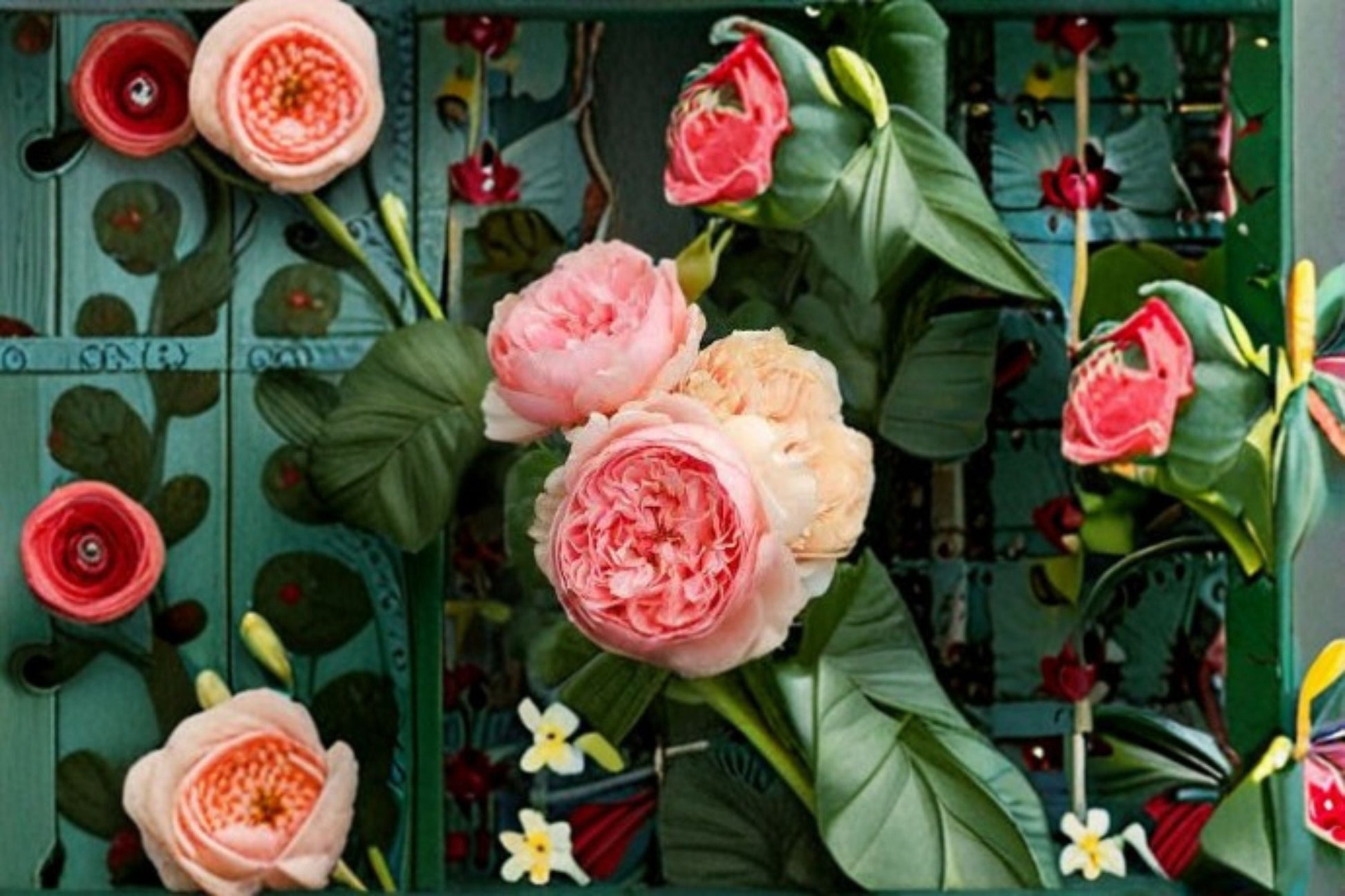 Masora Rose Live Plant - Fragrant Japanese Garden Rose - Rosa hybrid - Ornamental Flowering Shrub for Patio & Borders