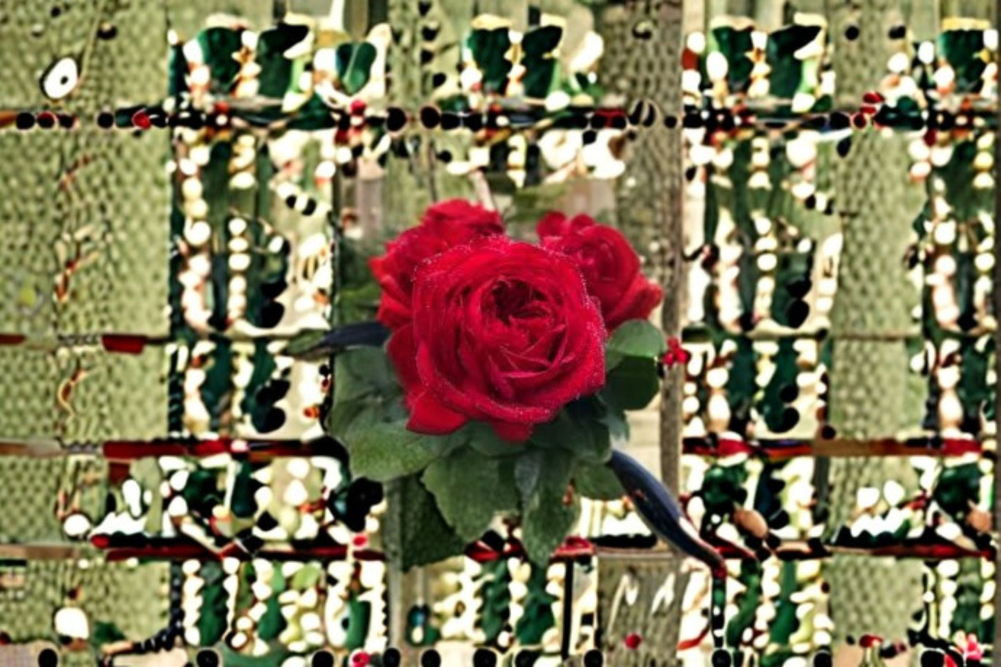Francois Rabelais Rose Live Plant - Crimson Red Flowering Shrub - Rosa hybrid - Own Root Garden Rose - Disease Resistant
