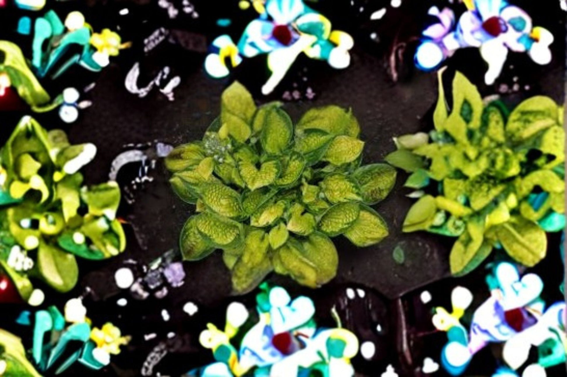 Rainforest Sunrise Hosta Plant - Variegated Golden-Green Foliage - Hosta ‘Rainforest Sunrise’ - Perennial Shade Plant