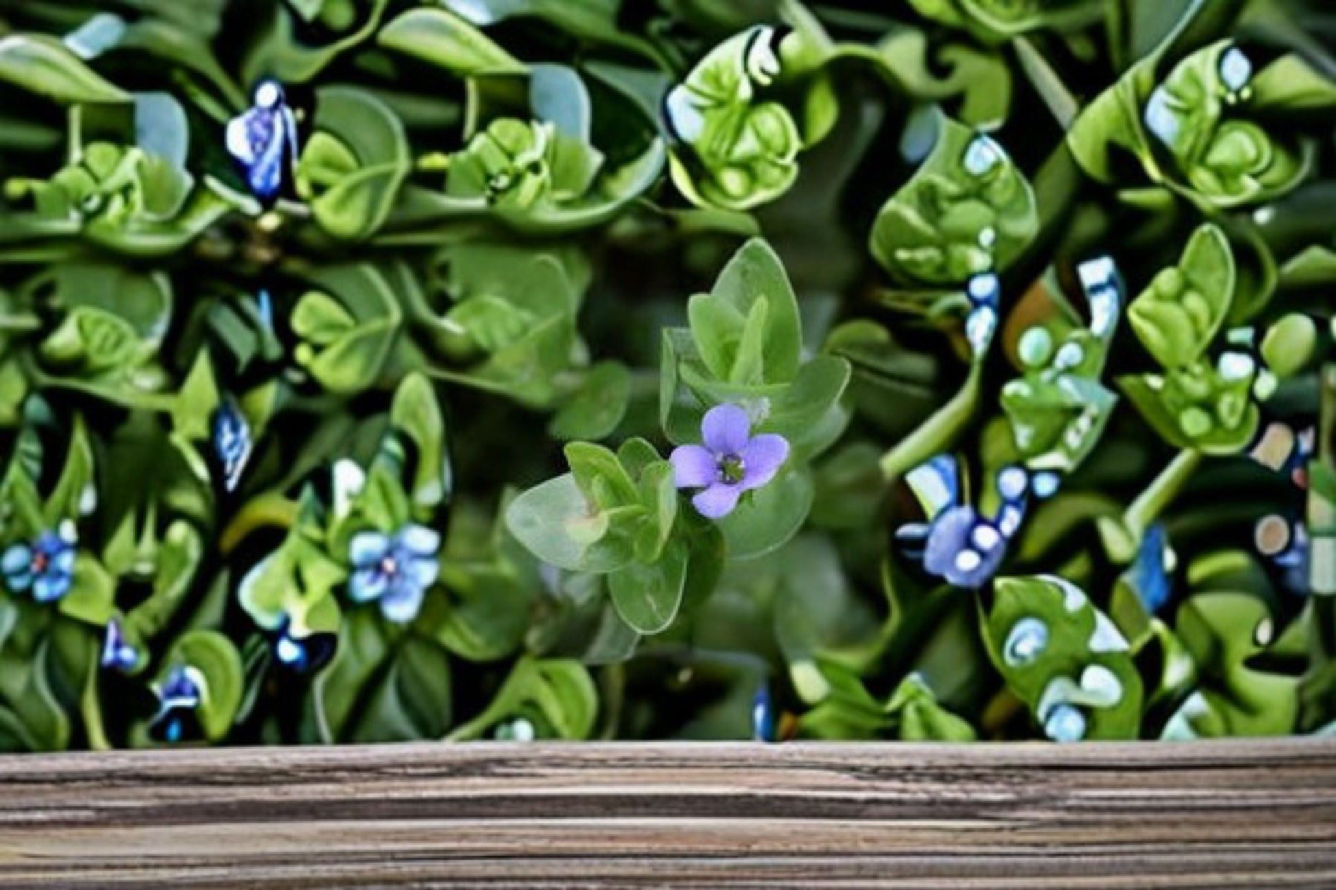 Lemon Bacopa Live Plant - Bacopa monnieri - Aquatic Perennial for Water Gardens, Ponds, and Aquariums - Blue Blooming Ground Cover