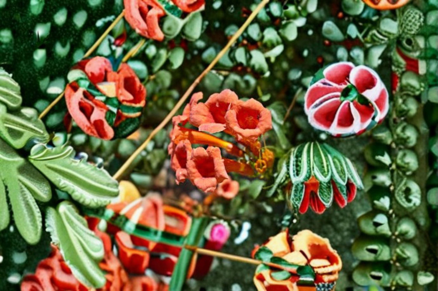Tangerine Beauty Crossvine Starter Plant - Bignonia capreolata Vine - Orange Trumpet Flowers for Trellises and Fences