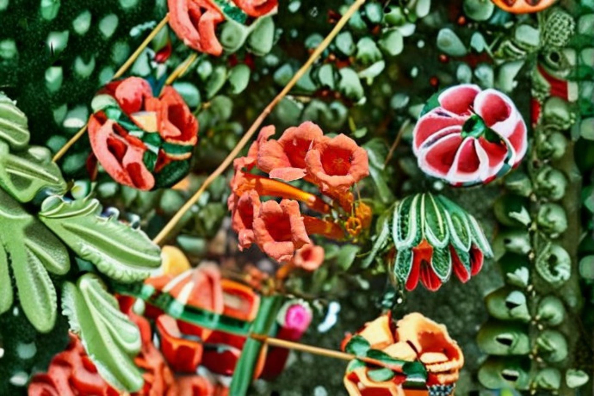 Tangerine Beauty Crossvine Starter Plant - Bignonia capreolata Vine - Orange Trumpet Flowers for Trellises and Fences