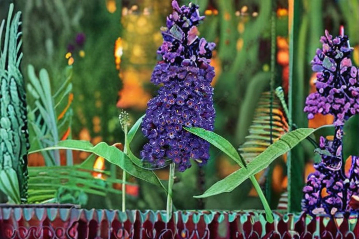 Black Knight Butterfly Bush Live Plant - Fragrant Purple Flowers - Buddleja davidii 'Black Knight' - Pollinator Friendly Shrub