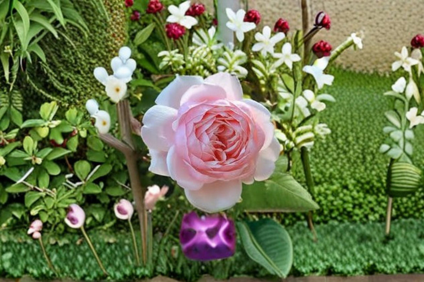 St. Ethelburga Rose Live Plant - Large Bloom Pink Garden Rose - Rosa hybrid - Own Root Ornamental Flowering Shrub