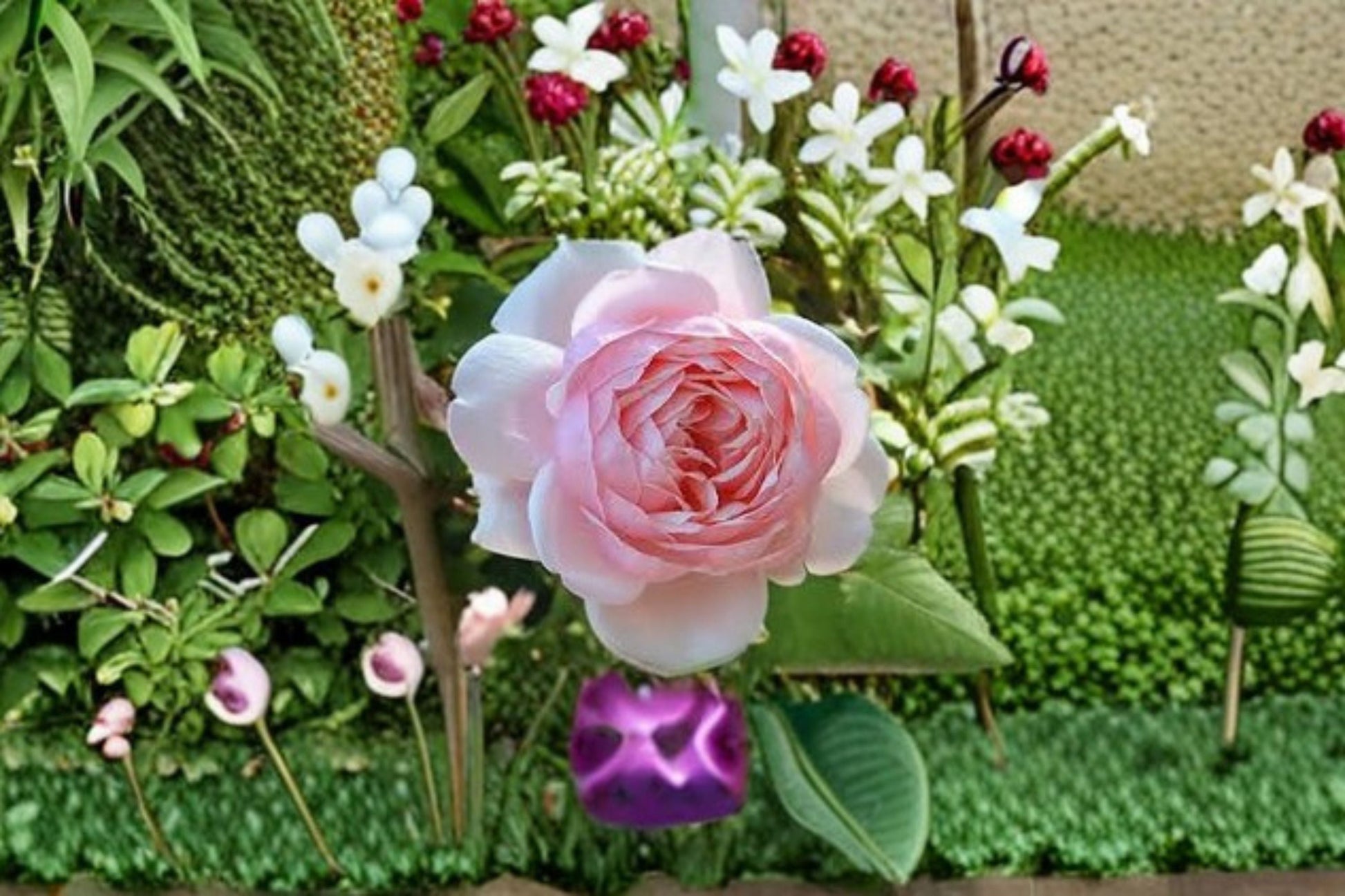 St. Ethelburga Rose Live Plant - Large Bloom Pink Garden Rose - Rosa hybrid - Own Root Ornamental Flowering Shrub