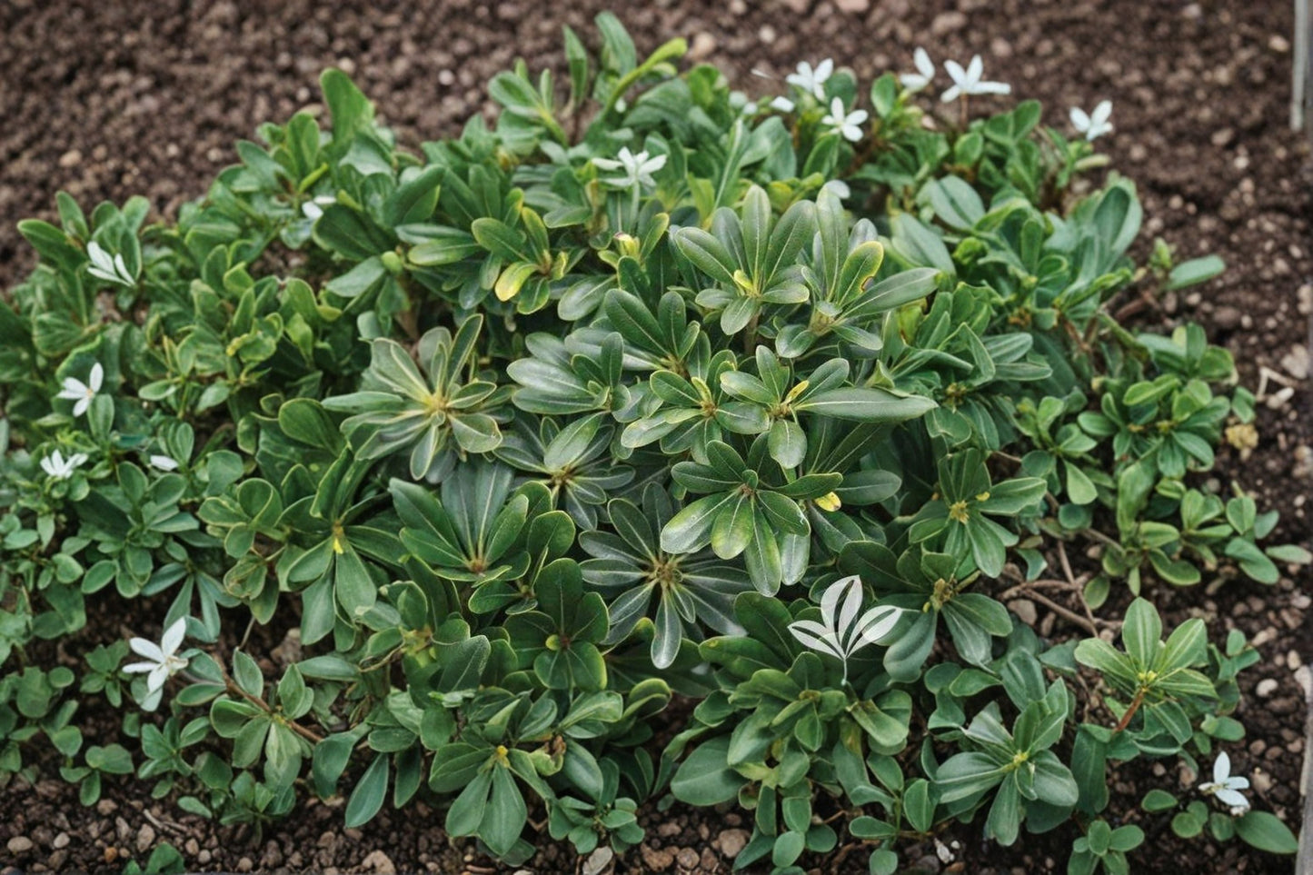 Wheeler’s Dwarf Pittosporum Plant 2.5-Inch – Pittosporum tobira ‘Wheeleri’ – Compact Evergreen Shrub for Hedges & Containers