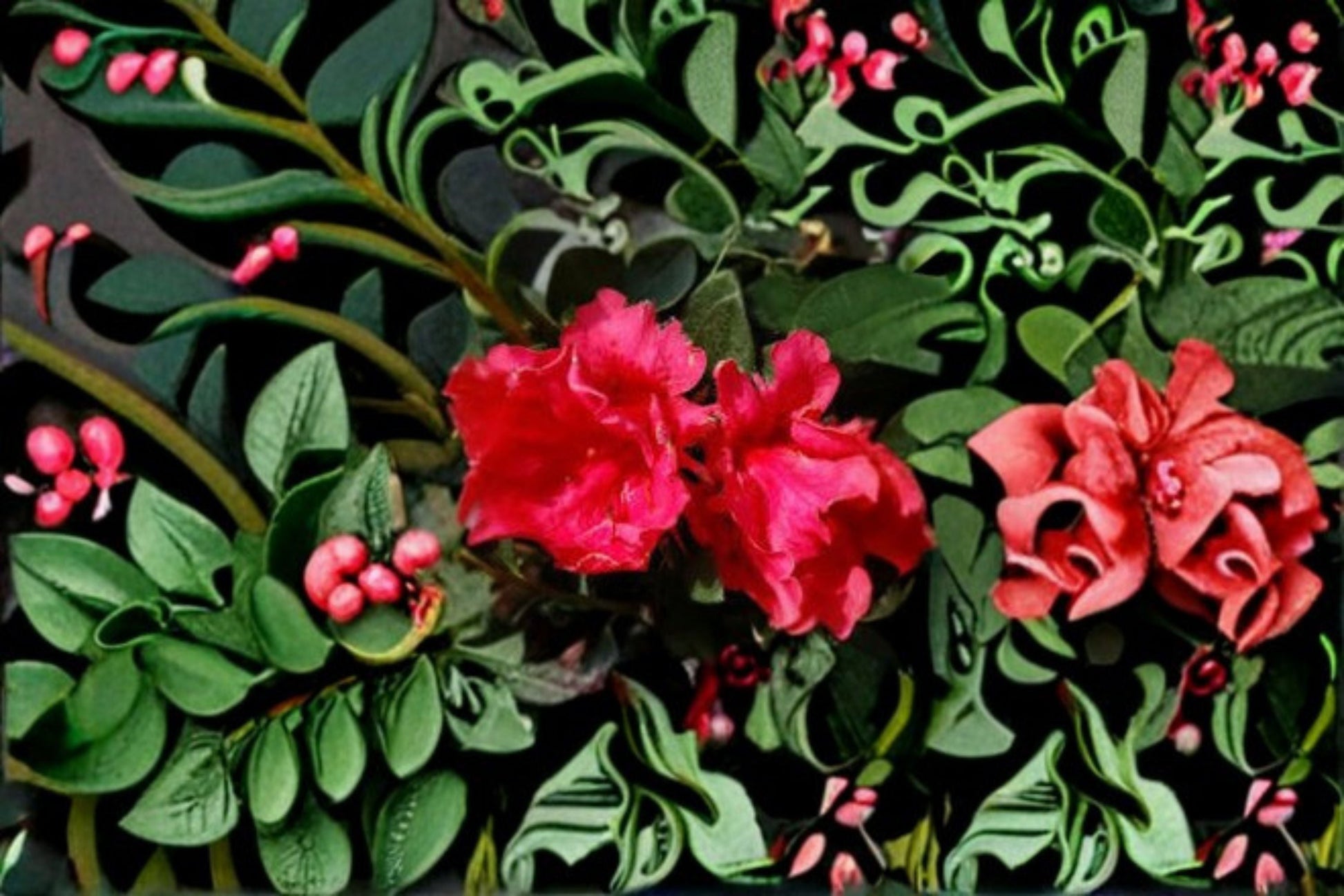 Red Formosa Azalea Live Plant - 1 QT Pot - Evergreen Flowering Shrub - Rhododendron indicum 'Red Formosa' - Red Blooms