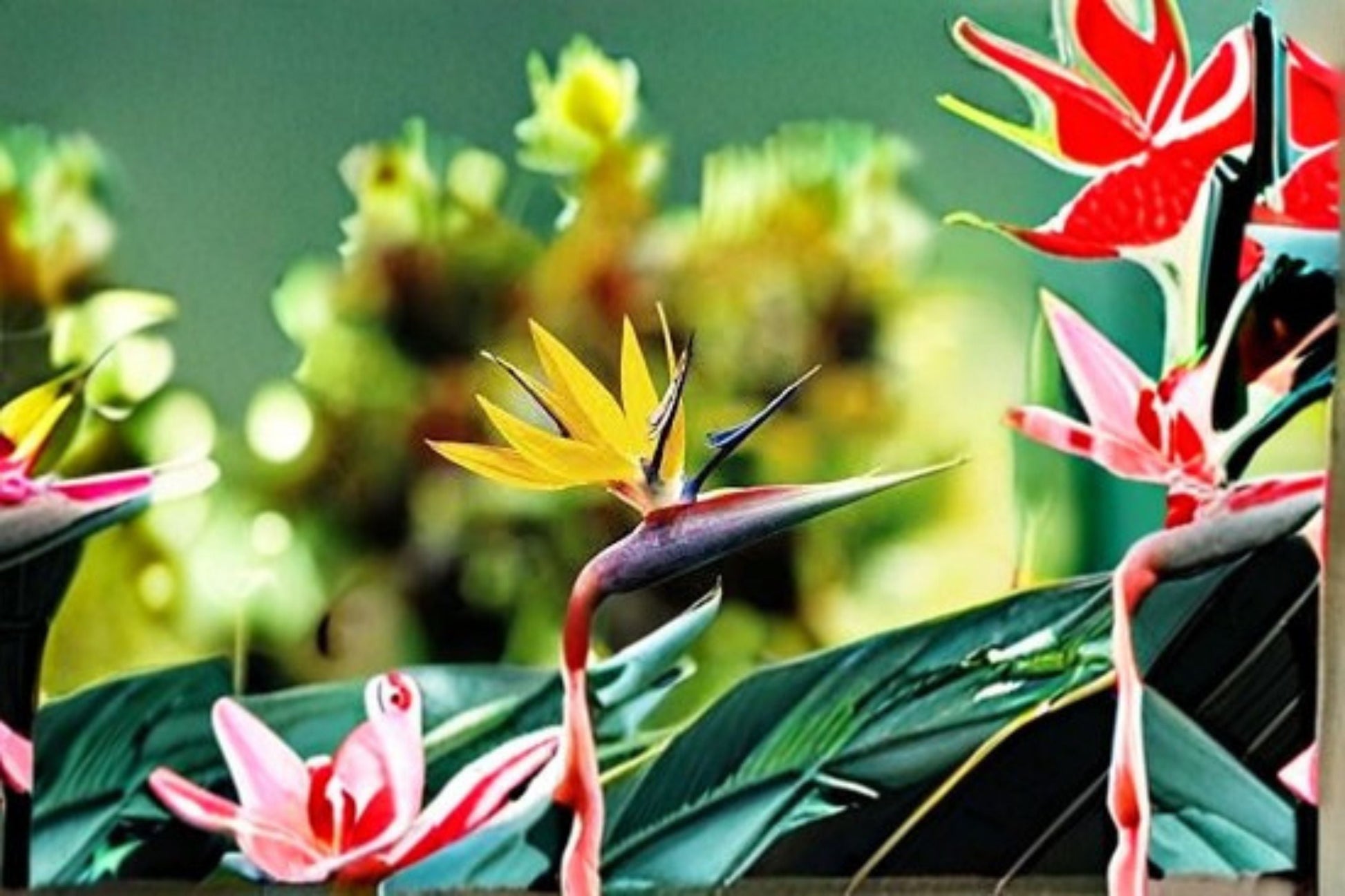 Mandela's Gold Bird of Paradise Live Starter Plant - Strelitzia reginae - Golden-Yellow Tropical Perennial for Containers & Gardens