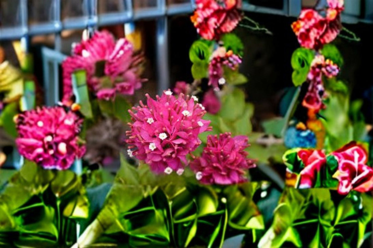 Torch Glow Bougainvillea Plant - Compact Tropical Shrub with Colorful Bracts - Bougainvillea ‘Torch Glow’