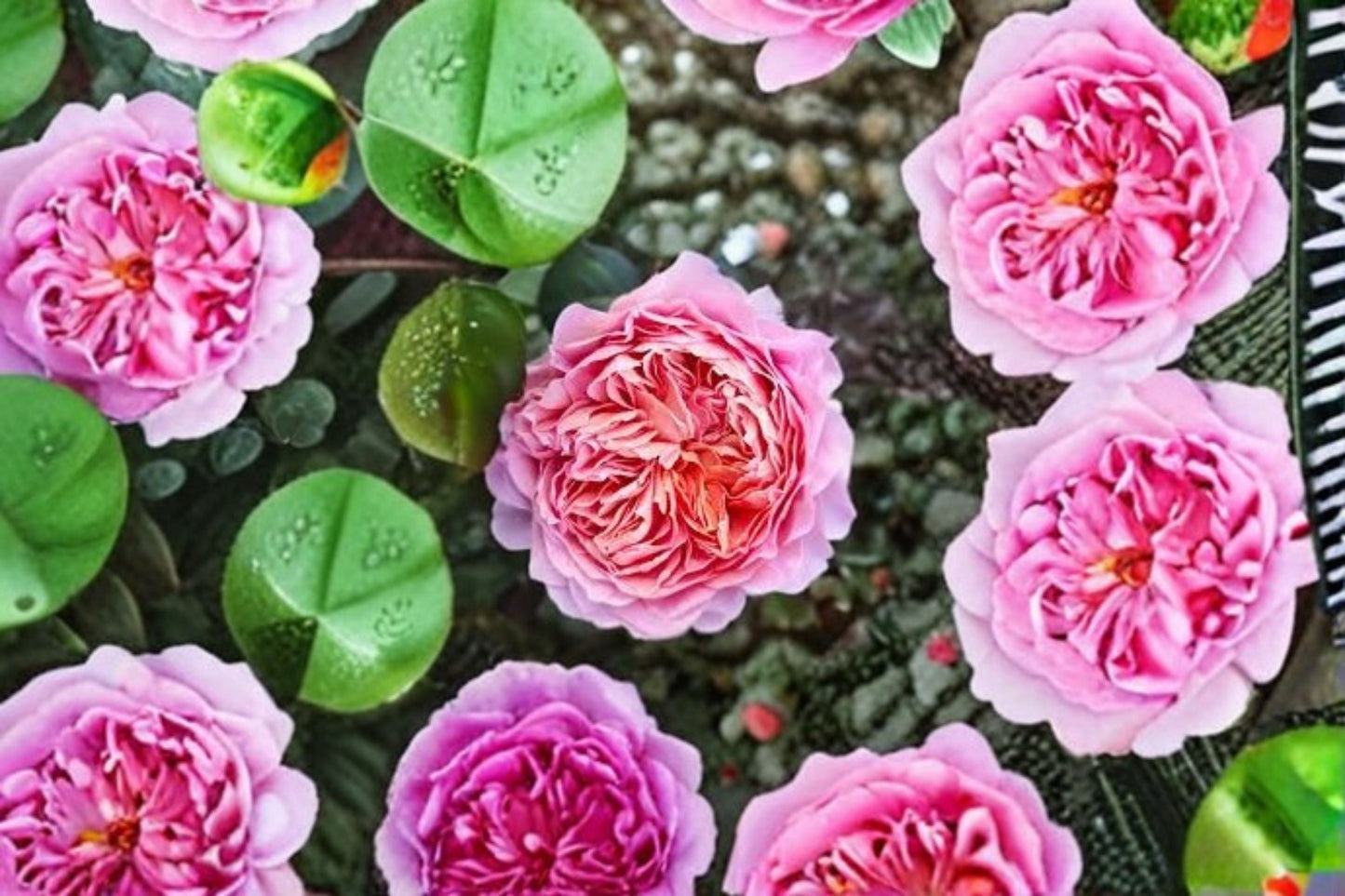 Eisvogel Rose Live Plant - Fragrant German Nostalgia Rose - Rosa hybrid - Ornamental Blooms - Disease Resistant, Heat Tolerant