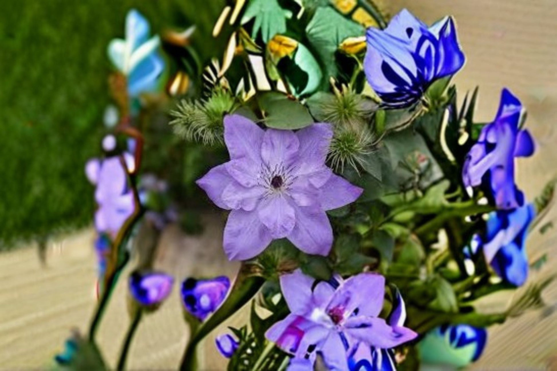 Reflection Clematis Live Plant - Pink Purple Large Flower Vine - Clematis hybrid, Ornamental Climbing Perennial for Trellises