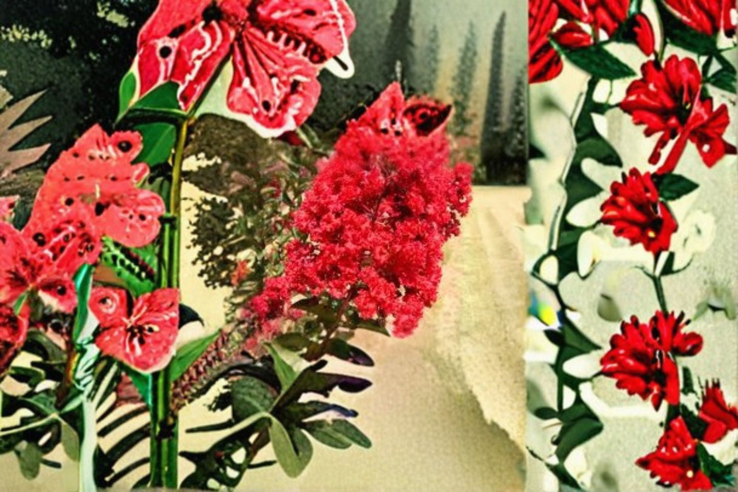 Red Rocket Crepe Myrtle Plant - Deciduous Flowering Tree with Red Blooms - Lagerstroemia indica ‘Whit IV’