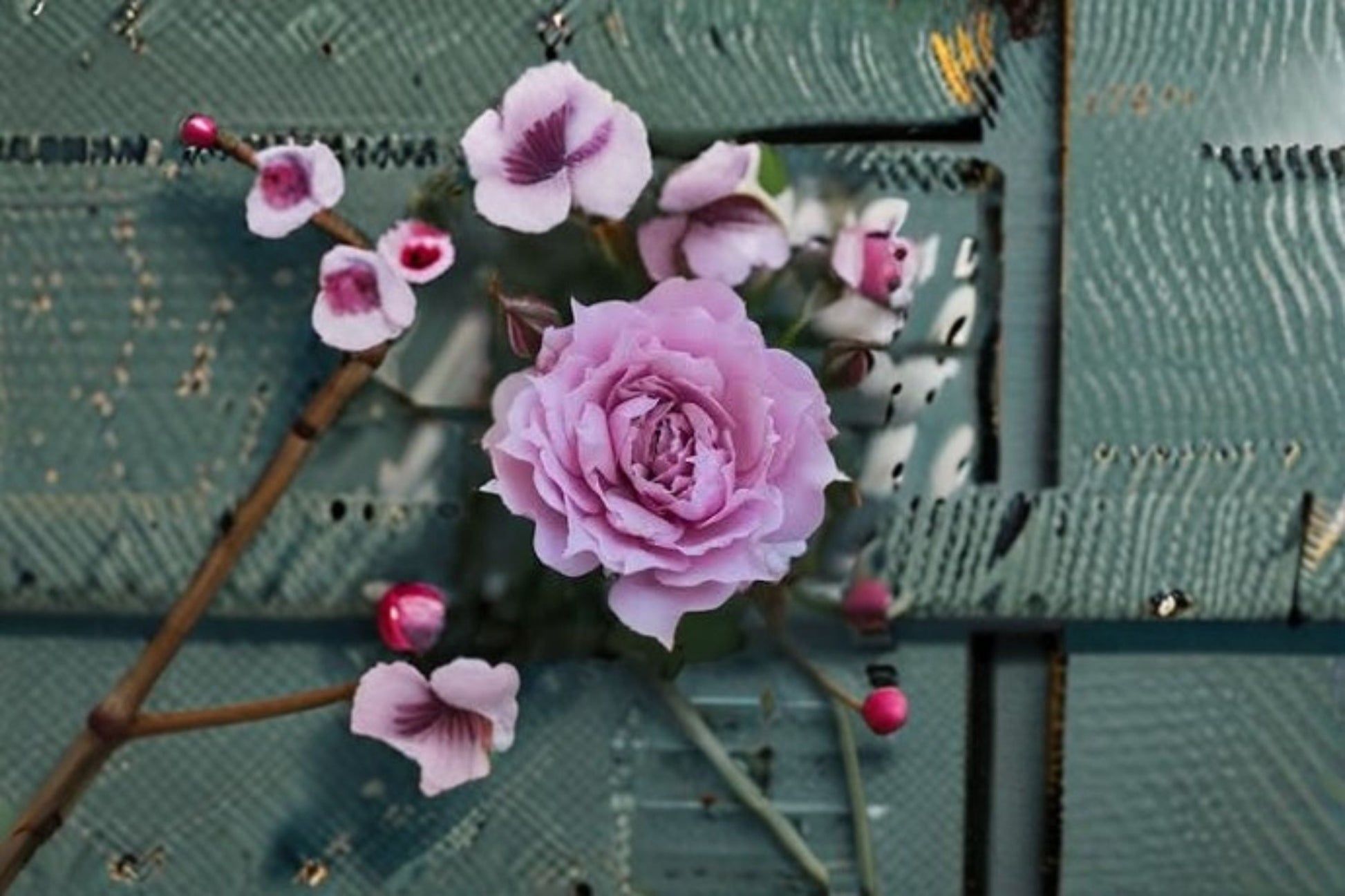 Huanzi Rose Live Plant - Fragrant Purple Shrub Rose - Rosa hybrid - Own Root, Repeat Blooming, Heat Tolerant, Ornamental
