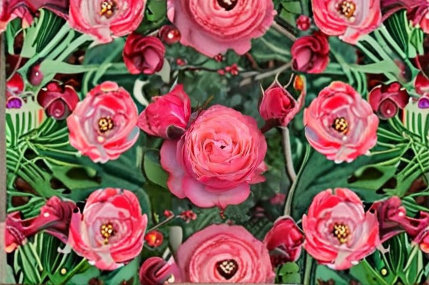 Bico Baby Romantica Rose Live Plant - Multicolor Cupped Blooms - Rosa hybrid - Long-Lasting Floral Shrub for Garden & Containers
