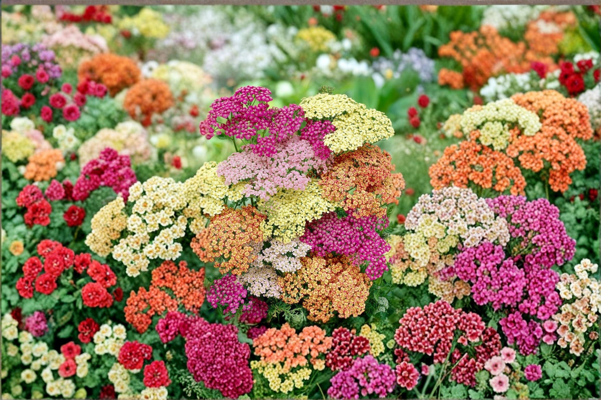Yarrow Plant - 1 Live Plant - Orange Flowering Perennial Herb - Achillea millefolium - Drought Tolerant Pollinator Plant