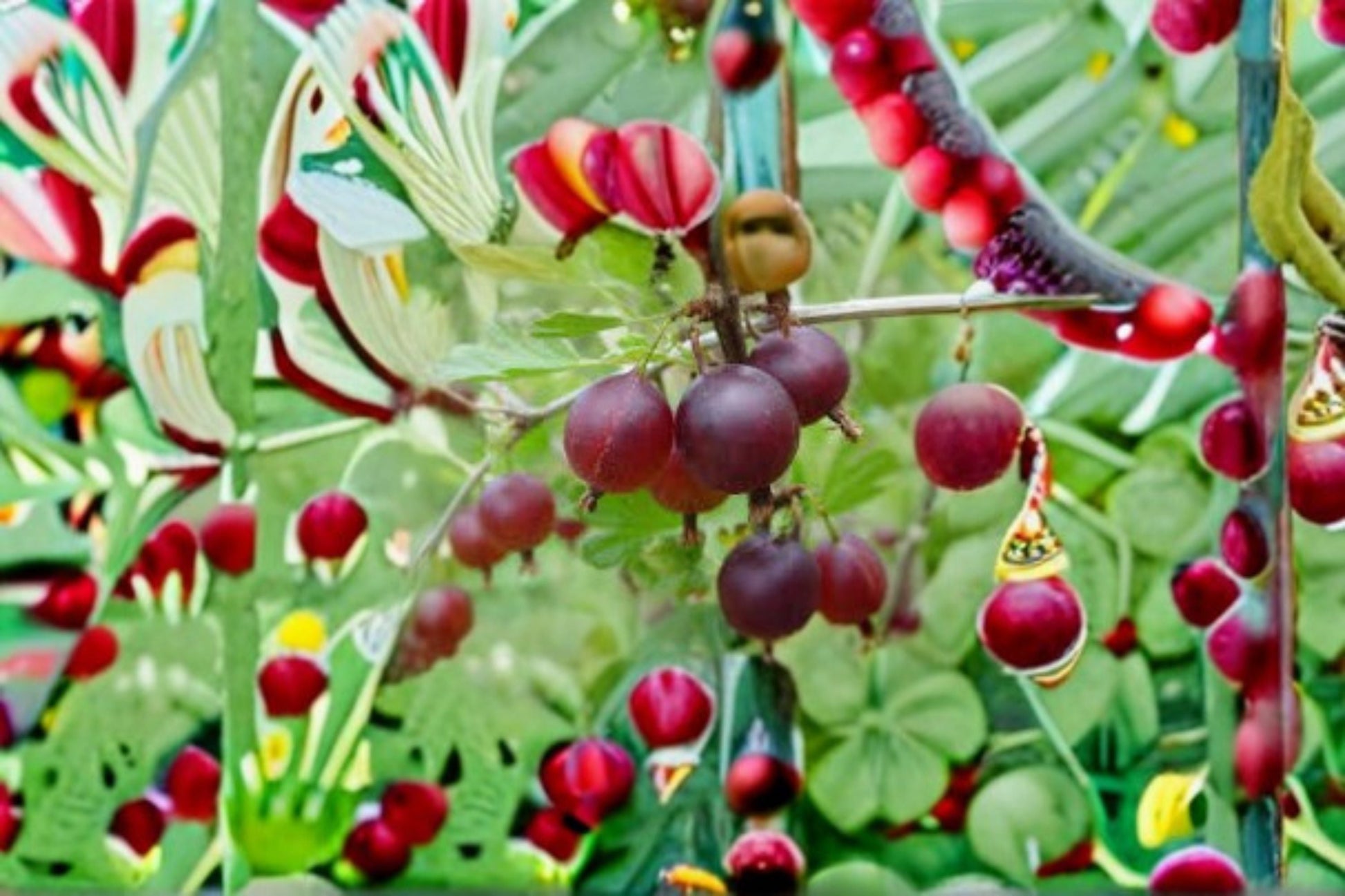 Pixwell Gooseberry Plant - Ribes uva-crispa - Edible Fruit Shrub - Live Rooted Starter Plant for Garden or Container
