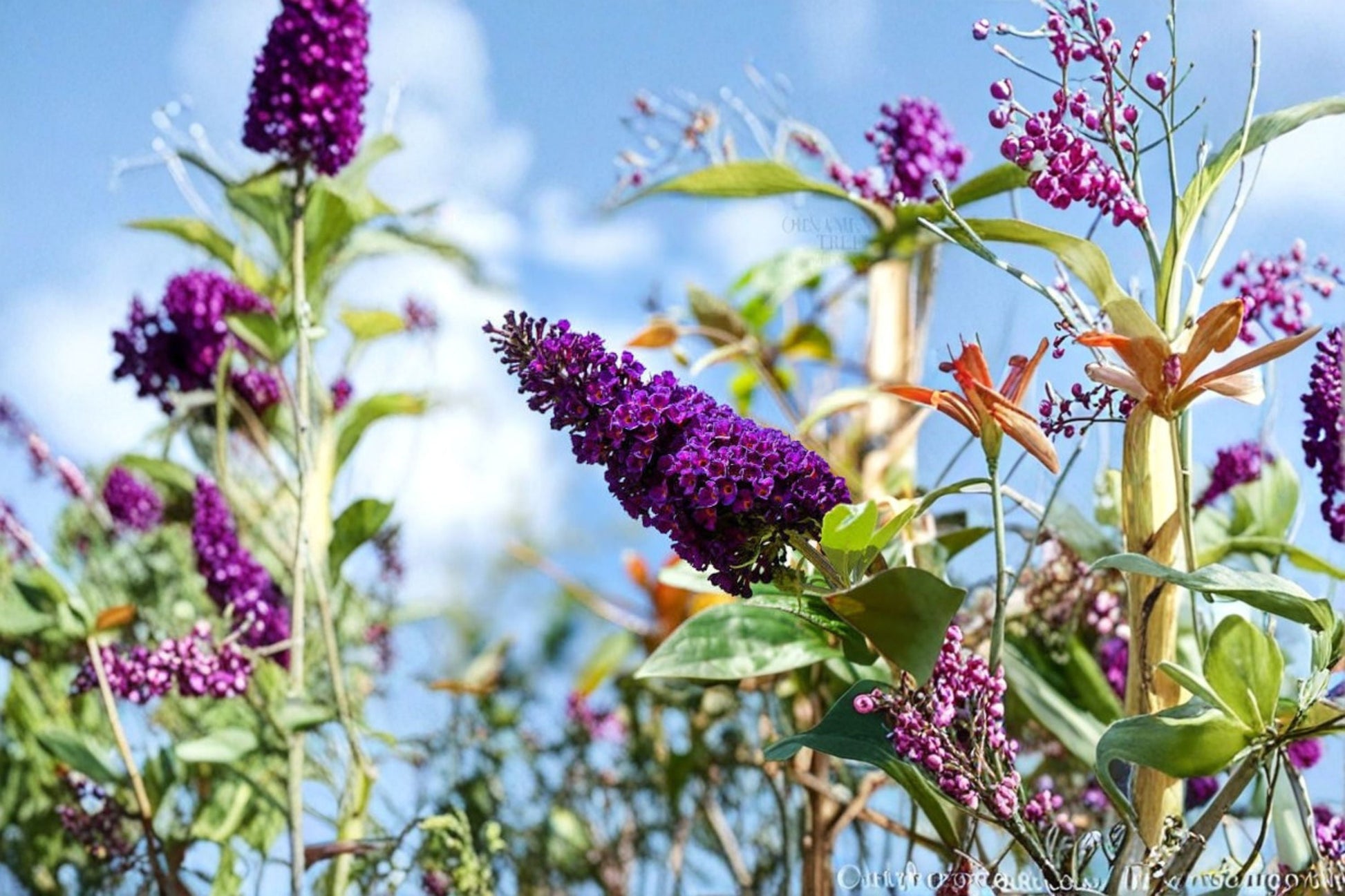 Black Purple Butterfly Bush Live Plant - 5-10 Inch Starter Shrub - Buddleia davidii - Fragrant Dark Purple Flowers, Pollinator Friendly