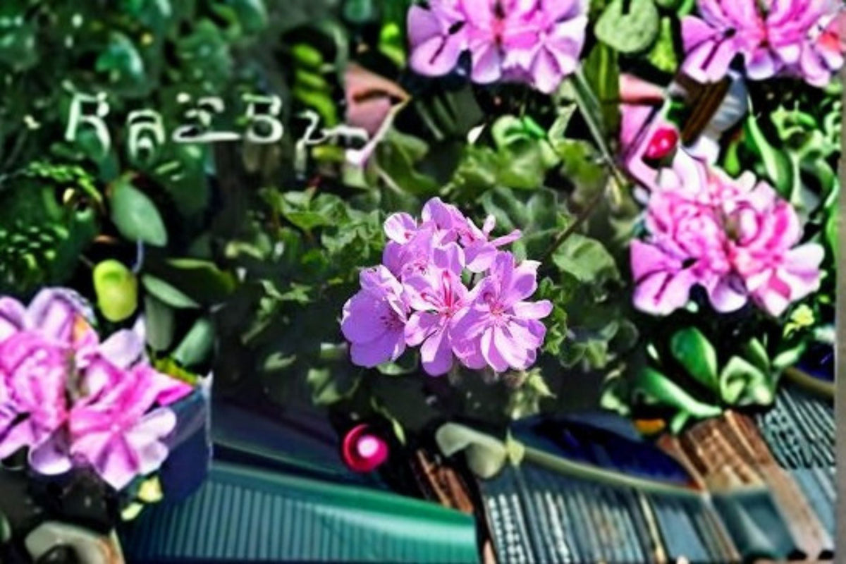 Lavender Ivy Geranium Cuttings - 3 Unrooted Cuttings - Pelargonium peltatum - Trailing Flowering Plant for Containers & Gardens