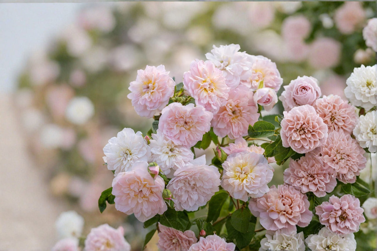 Ausmajesty English Rose Cuttings - 3 Unrooted Cuttings - Rosa 'Ausmajesty' - Pale Pink Blooms - Shrub Rose Variety