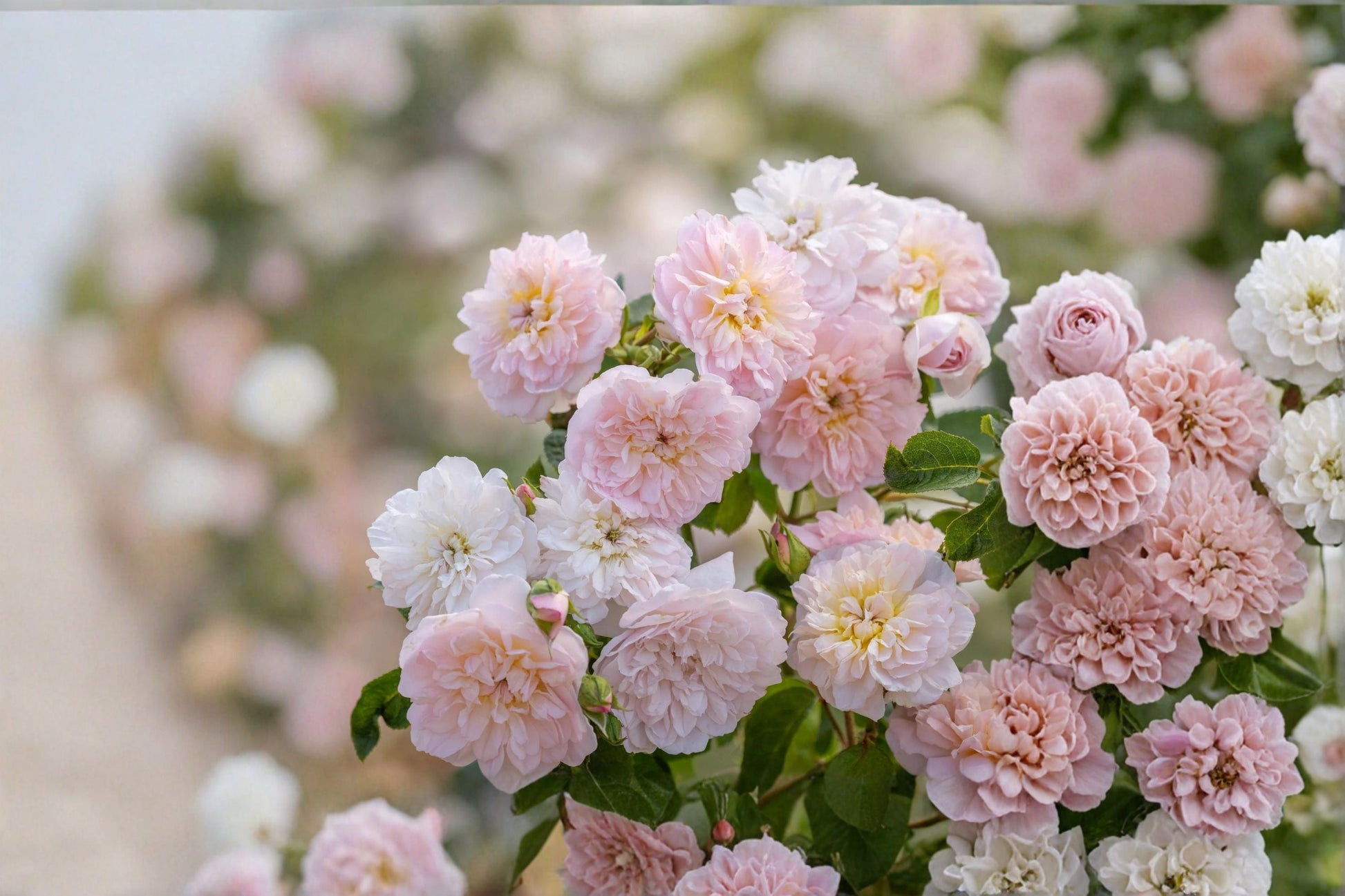 Ausmajesty English Rose Cuttings - 3 Unrooted Cuttings - Rosa 'Ausmajesty' - Pale Pink Blooms - Shrub Rose Variety