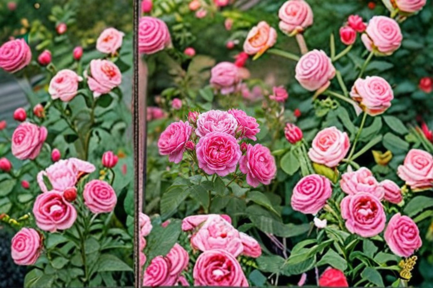 Damask Rose Cuttings 10 Pack - Rosa damascena - Fragrant Pink Blooms - Shrub Rose for Propagation and Garden