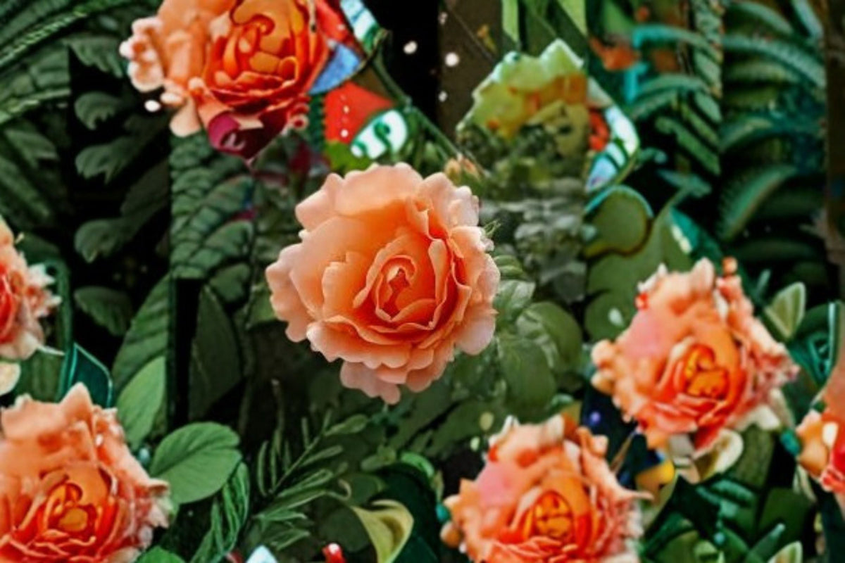 Polka Climbing Rose Cuttings - 3 Unrooted Cuttings, Apricot Blooms, Rosa ‘Polka’ - Ideal for Trellises and Fences